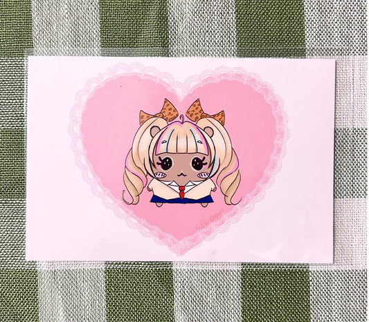 Gyaru Usagi Inspired Mini Print 4" x 6"
