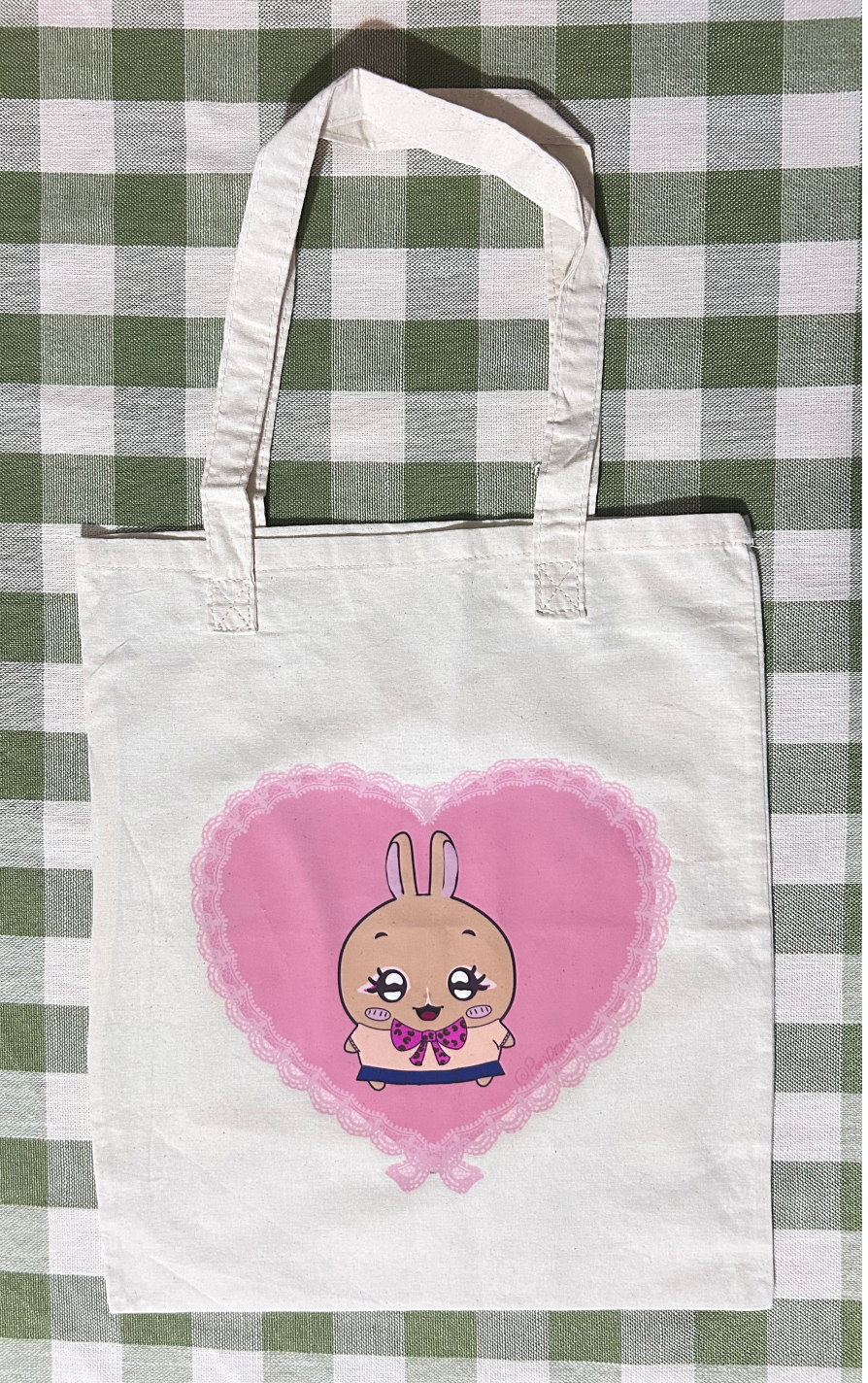 Gyaru Usagi Tote Bag 13" x 15"