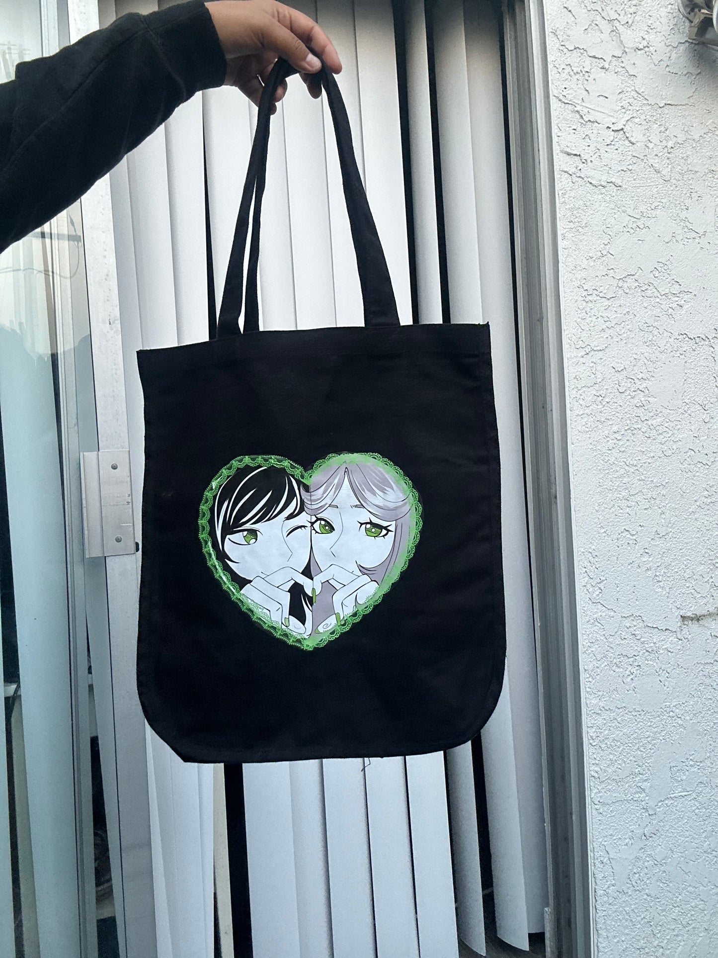 Green Yuri Large Tote bag