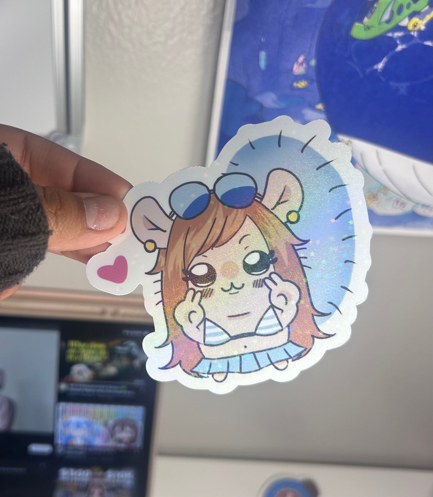 Momonga Nami Sticker