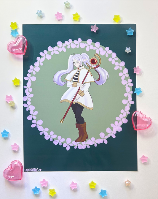 Frieren Art print 8.5" x 11"