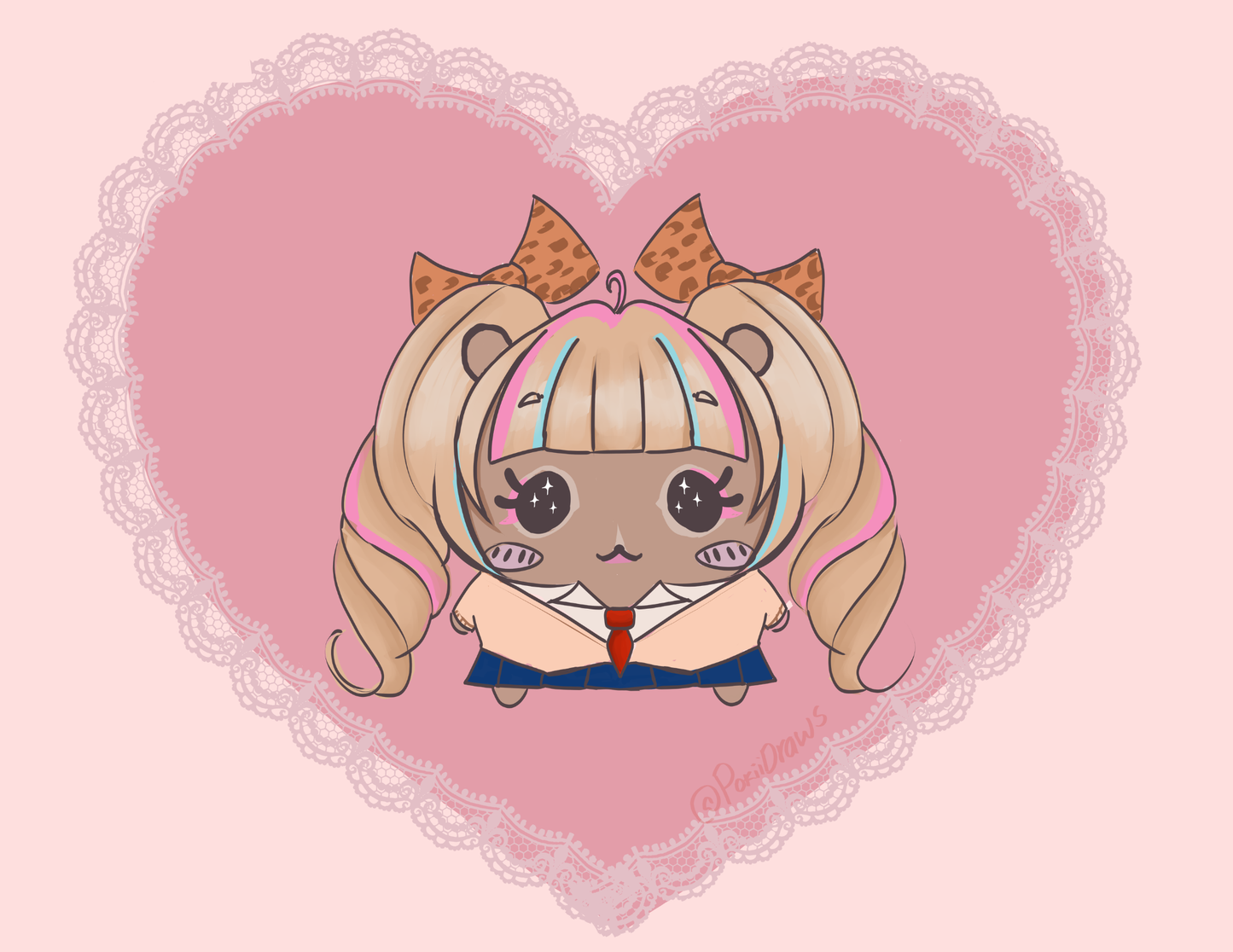 Gyaru Usagi Inspired Mini Print 4" x 6"