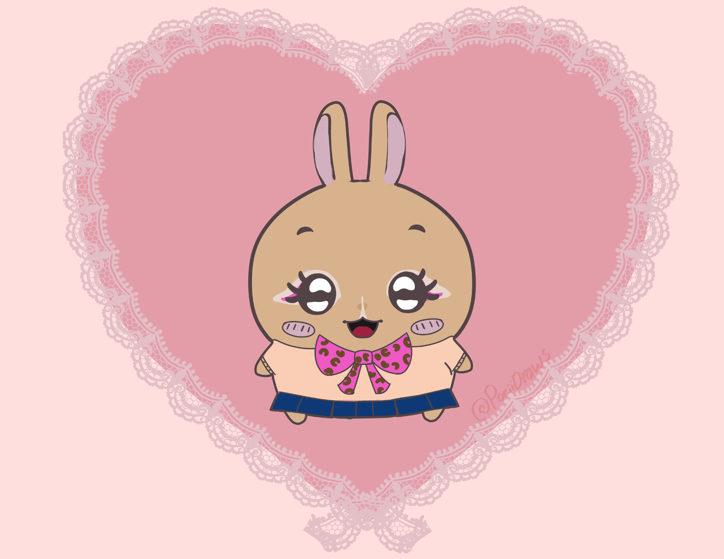 Gyaru Usagi Mini Print