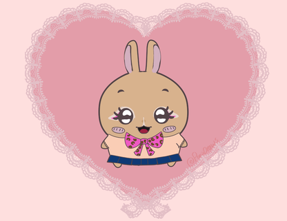 Gyaru Usagi Mini Print