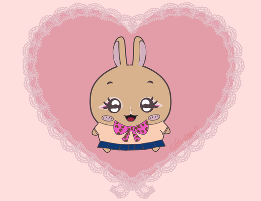 Gyaru Usagi Mini Print
