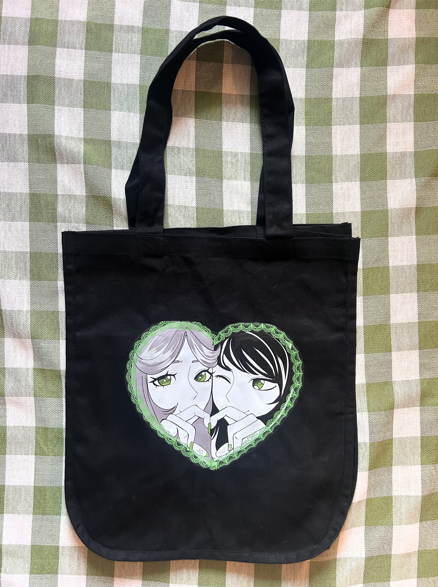 Green Yuri Large Tote bag