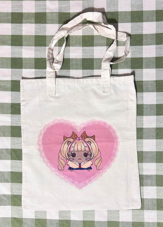 Gyaru Chiikawa Tote Bag 13" x 15"